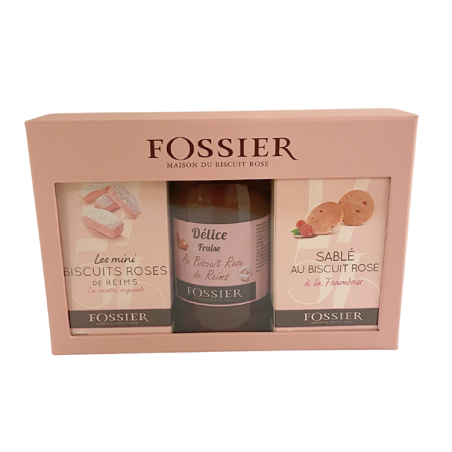 Composition Cadeau Gourmandises en rose Composition Cadeau Gourmandises en rose