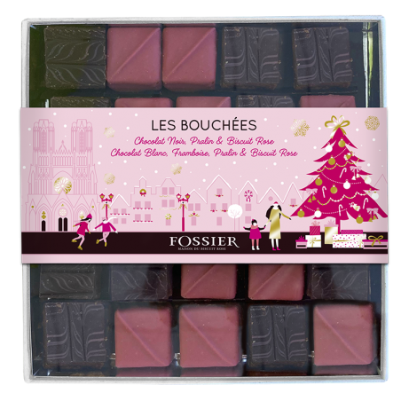 FOSSIER Coffret dégustation Bouchées au Biscuit Rose FOSSIER Coffret dégustation Bouchées au Biscuit Rose