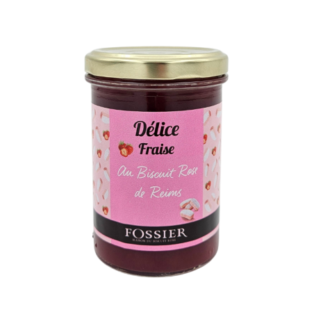 Délice de fraise au Biscuit Rose Délice de fraise au Biscuit Rose