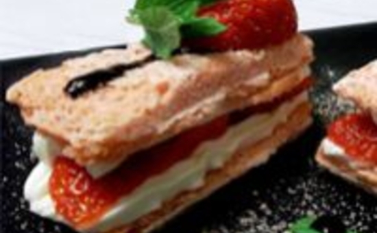 Biscuit Rose aux Fraises & Mascarpone