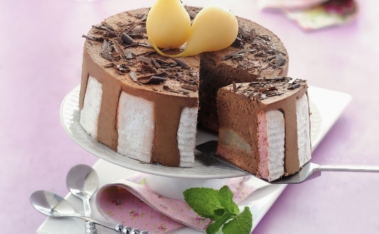 CHARLOTTE POIRE CHOCOLAT FOSSIER