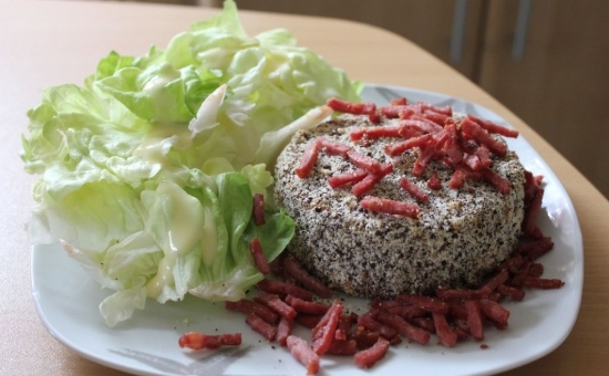 Camembert rôti à la poudre de pain d’épices Fossier