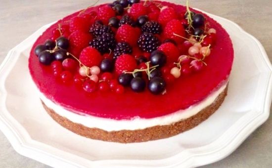 Cheesecake à la poudre de pain d'épices de Reims
