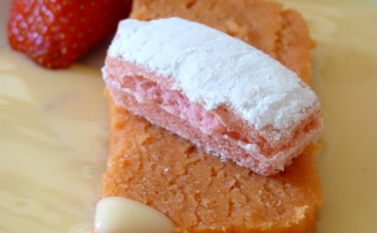 Gateau aux Biscuits Roses de Reims sans cuisson