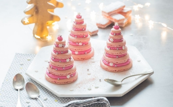Sapins aux Biscuits Roses de Reims & Framboise