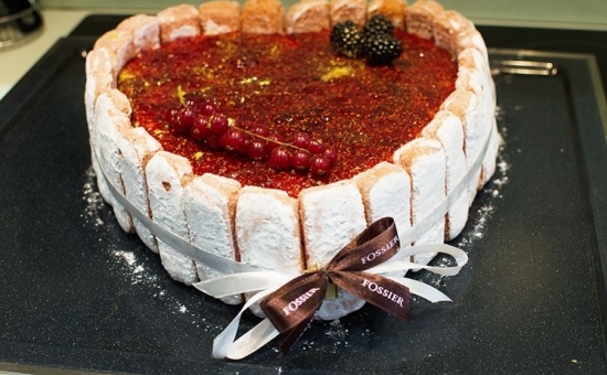 Framboisier aux Biscuits Roses de Reims