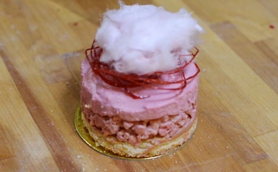Entremet chocolat blanc et Croquignoles Fossier