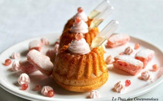 Babas au rhum et chantilly aux Biscuits Roses de Reims
