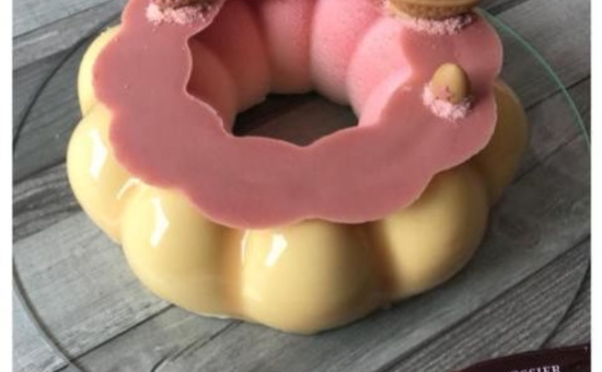 Le tout doux (Vanille Dulcey et dacquoise Biscuit Rose)