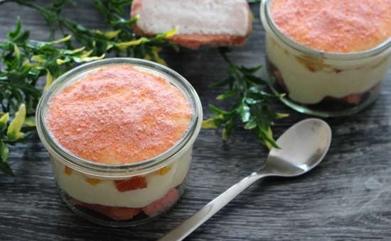 Tiramisu du soleil Biscuits Roses