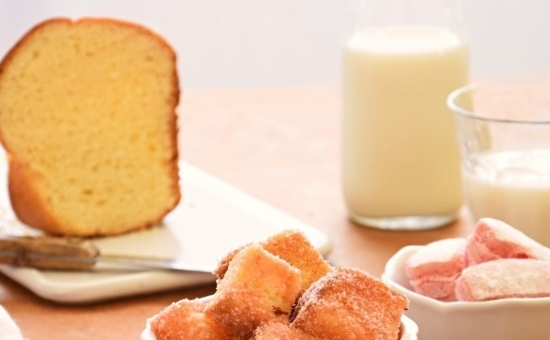 Brioche perdue aux Biscuits Roses de Reims