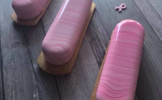 Eclairs Vanille~Fruits rouges & Biscuit Rose