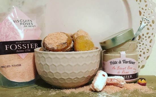 Beignets aux Biscuits Roses de Reims