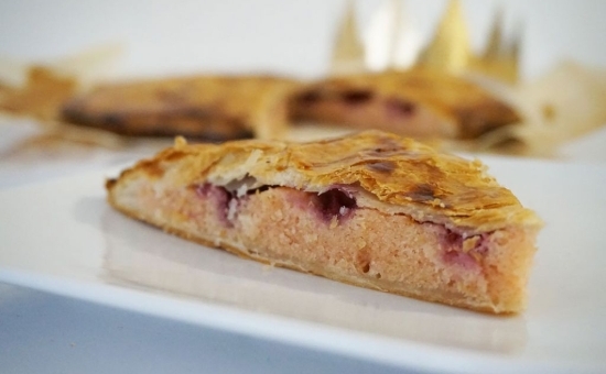 Galette des rois Biscuits Roses framboises