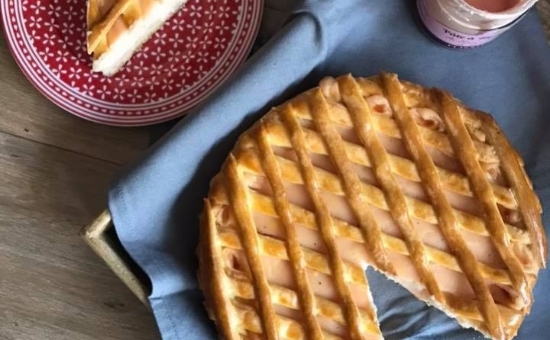 Tarte libouli à la pâte à tartiner au Biscuit Rose de Reims