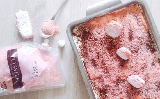 Tiramisu aux Biscuits Roses mascarpone vanille