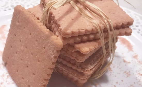 Sablés maison au Biscuit Rose
