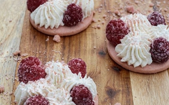 Tartelettes framboise et vanille 