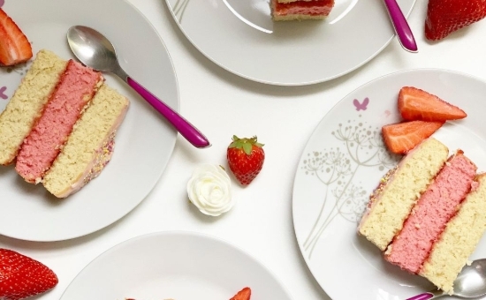 Napolitain au Biscuit Rose