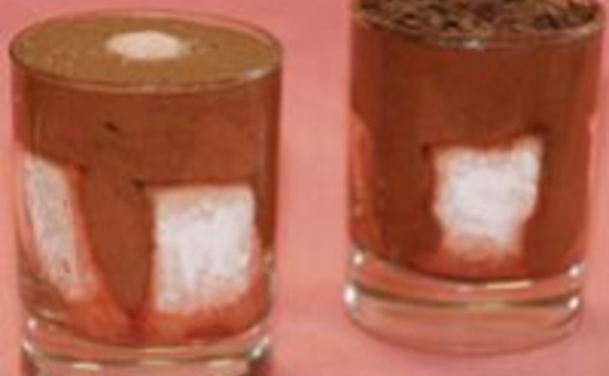 Mini Charlottes au chocolat et Biscuits Roses Fossier