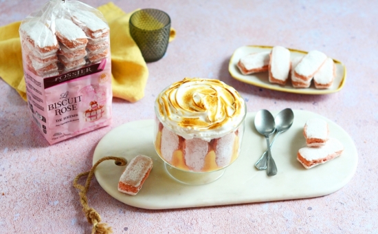 Trifle comme une tarte au citron et Biscuit Rose