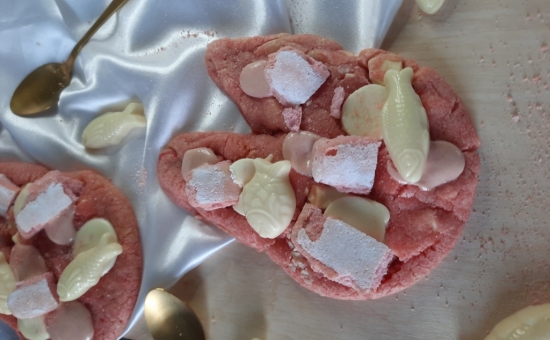 Cookies de Pâques au Biscuit Rose